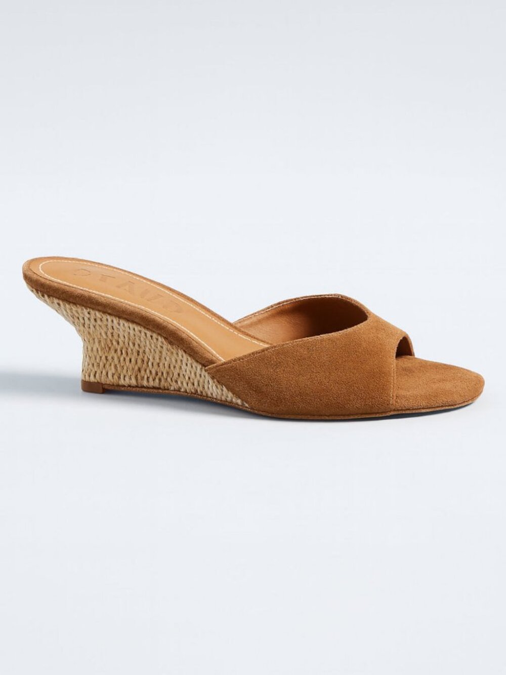 Women's Brigitte Suede Wedge Sandals - Tabac Natural